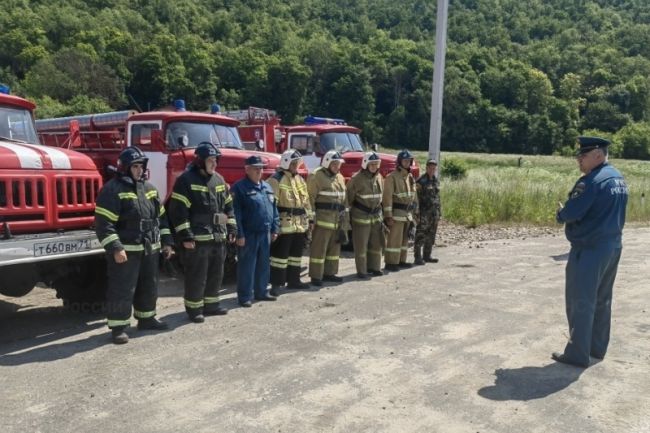 Пожарно-тактические учения прошли в городском округе Ефремов