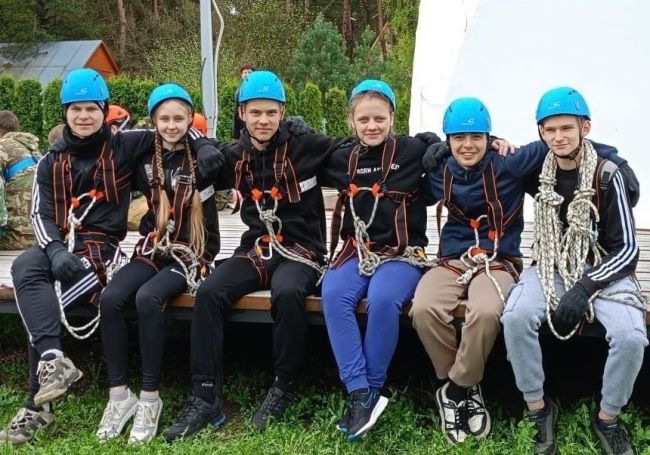 Ефремовские школьники приняли участие в региональном юнармейском туристическом кросс-походе