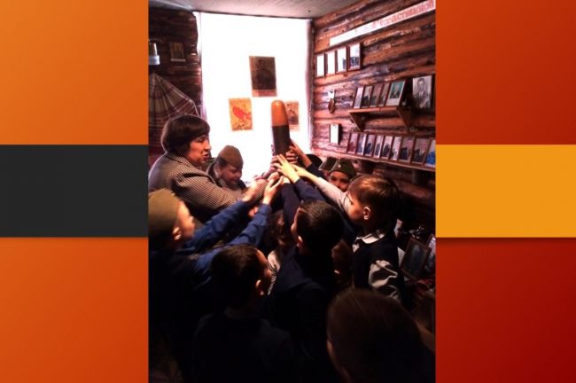 В клубе-музее «Землянка» в Ефремове проводятся уроки истории для школьников