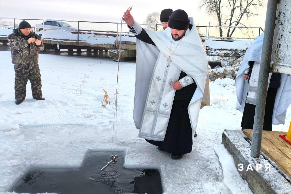 В Крещенский Сочельник в Ефремове состоялось Великое освящение воды в Красивой Мече