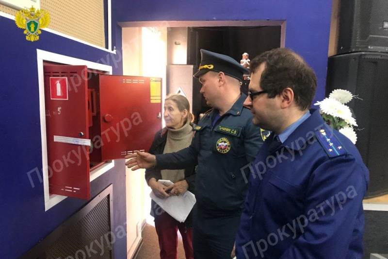 Пожарную безопасность в Одоевском Центре народного творчества и кино проверила прокуратура