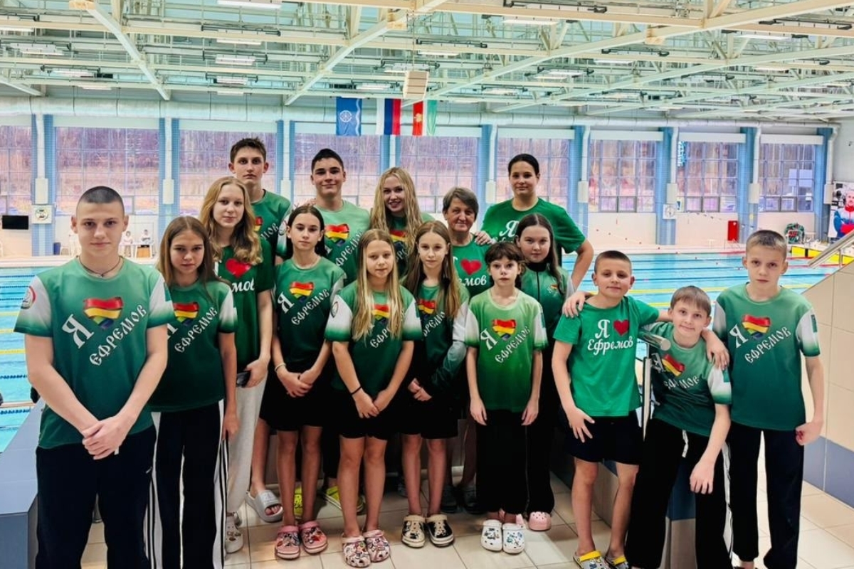 Ефремовские пловцы соревновались в Обнинске