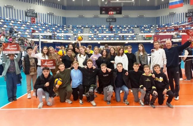 Ефремовские волейболисты учились мастерству у команды «Тулица»