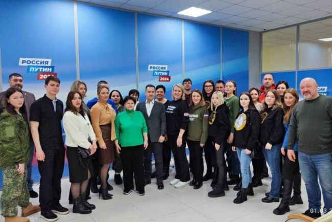 Юлия Зимова встретилась с представителями Народных полков Тульской области