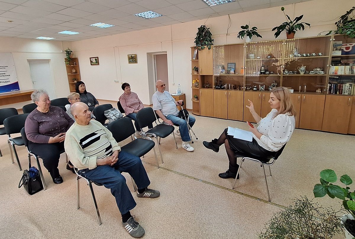 Ефремовским пенсионерам рассказали, как тренировать память