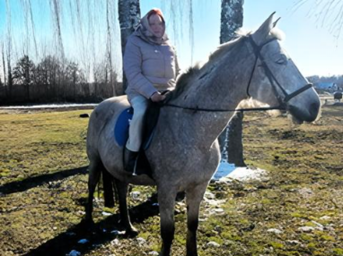 И в старости на коне