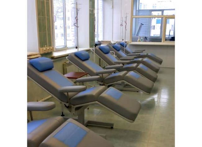 На ефремовской станции переливания крови обновили донорские кресла