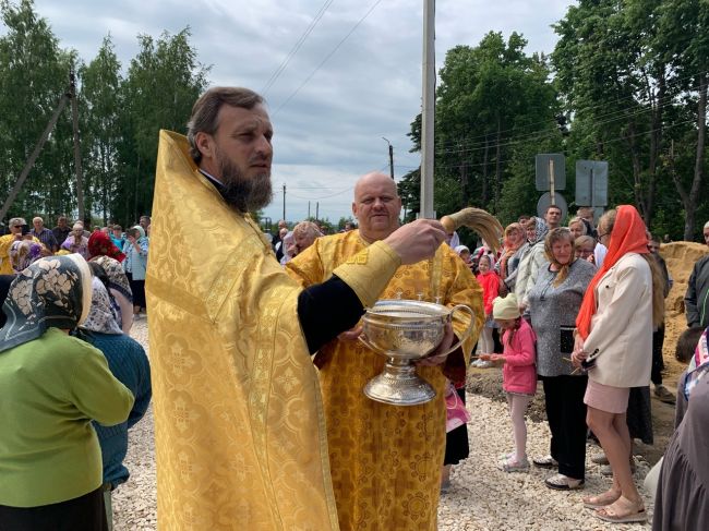 В Краснополье освятили колокола сельского храма В Краснополье освятили колокола сельского храма