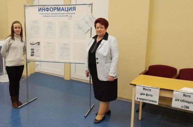 Заместитель председателя Общественной палаты То Галина Фомина побывала на избирательных участках в Ясногорском районе