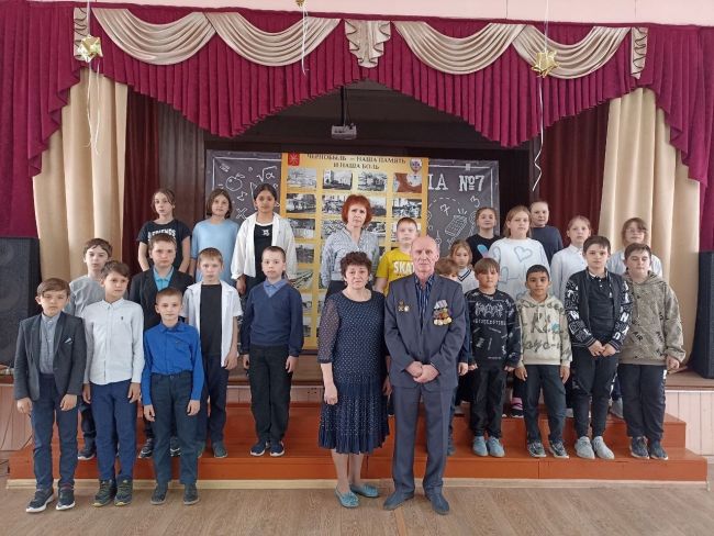 Из первых уст школьники услышали рассказ о трагедии Чернобыля