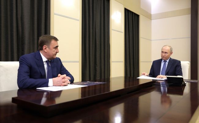 Президент Владимир Путин встретился с губернатором Тульской области