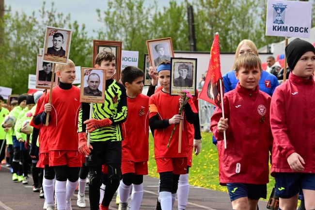 Футбольный турнир в Кимовске прошел с посвящением Победе и ее героям