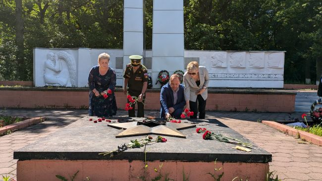 Кимовчане почтили память погибших в годы Великой Отечественной войны