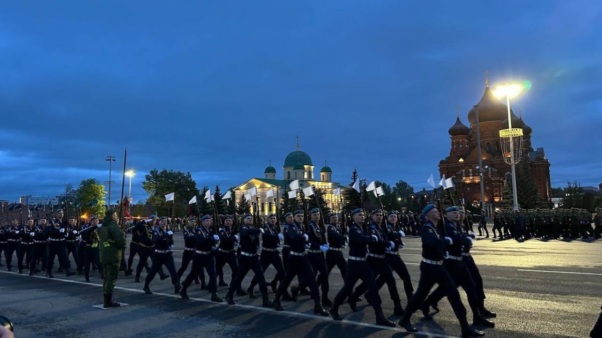 В Туле проходит первая репетиция Парада Победы