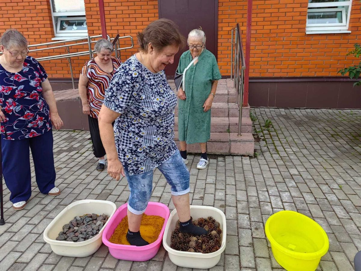 На тропинке долголетия укрепляли иммунитет