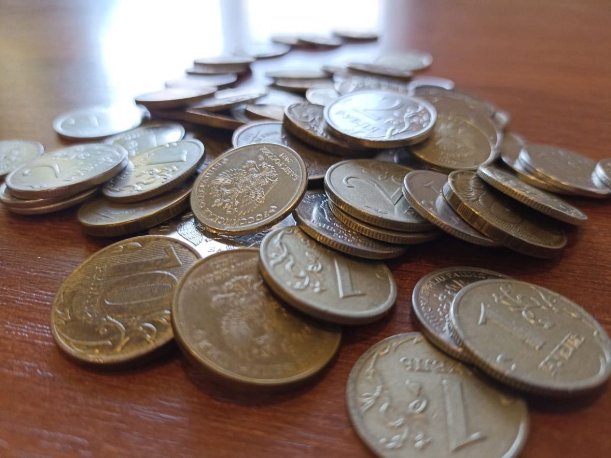 Туляки принесли мелочь в банки Туляки принесли мелочь в банки