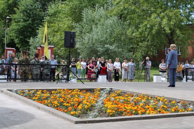В Мемориальном сквере Киреевска почтили память погибших в годы Великой Отечественной войны