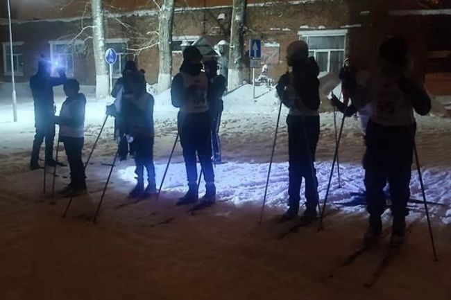 Вечерняя лыжная гонка состоялась в Киреевском парке