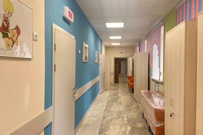 Капремонт поликлиники в городе Липки практически завершён