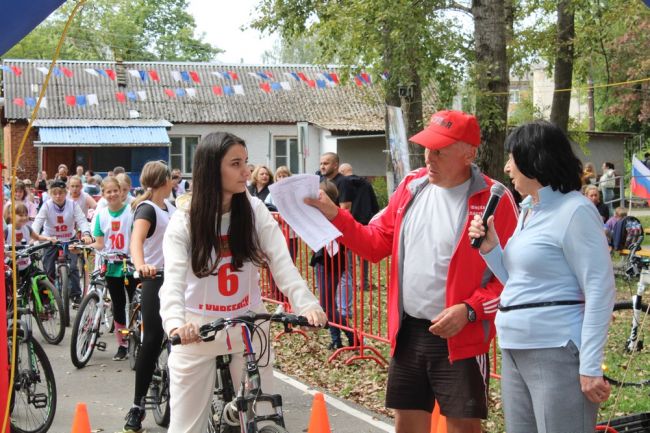 В велогонке приняли участие киреевчане разных возрастов