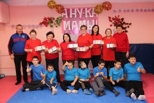 В Киреевской спортивной школе состоялось совместное занятие для мам и детей