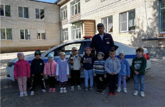 В Киреевском детском саду поговорили о безопасности на дорогах