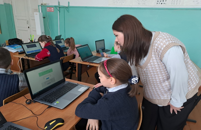 Ученики Приупской школы приняли участие во Всероссийском технологическом диктанте