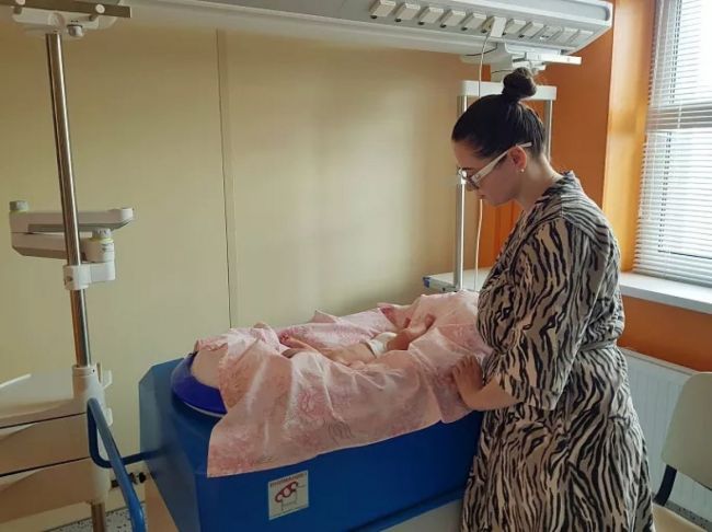В Тульском областном перинатальном центре начали лечить младенцев эффектом невесомости