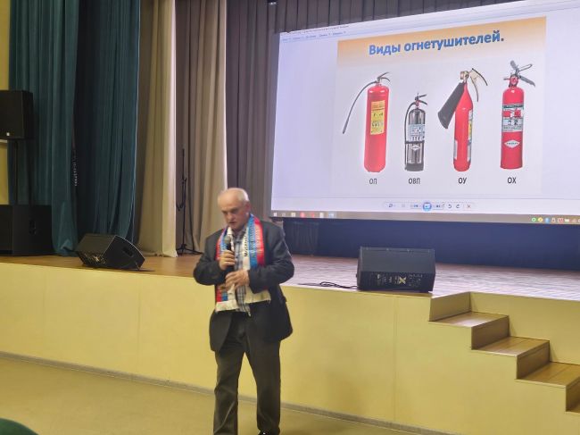 Дедиловским школьниками напомнили правила противопожарной безопасности
