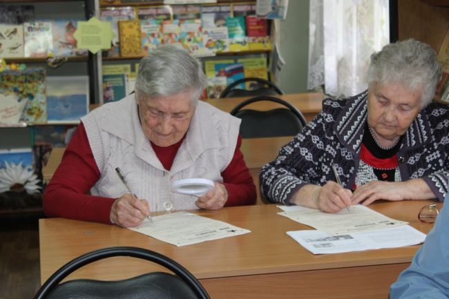 В Киреевске к Диктанту Победы присоединилась 88-летняя Нина Кузина