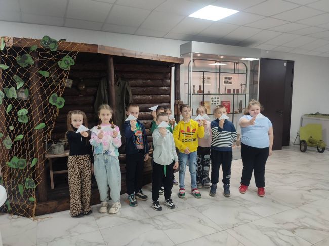 Дошкольники из детского сада «Солнышко» посетили выставку в Киреевском краеведческом музее
