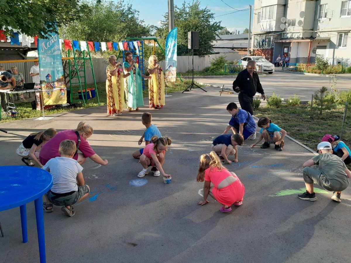 «Лето во дворах» в Киреевске продолжается