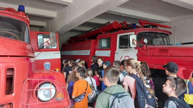 Бородинским школьникам рассказали о работе спасателей