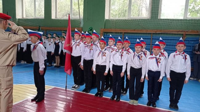 Липковские школьники определили лучший отряд и его командира