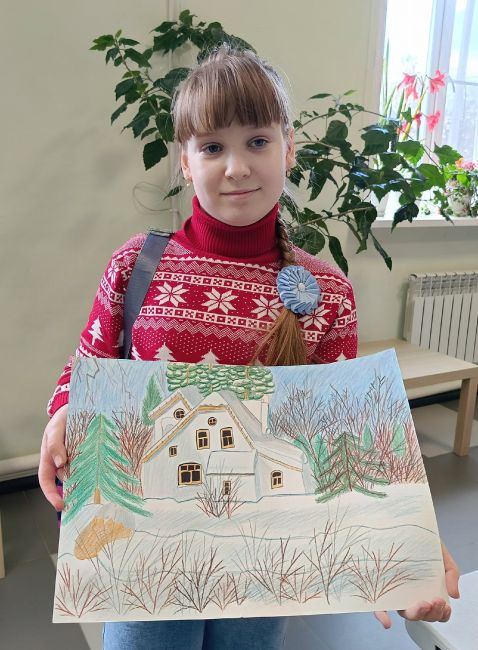 Киреевчанка стала победительницей конкурса рисунка, посвящённого Поленову