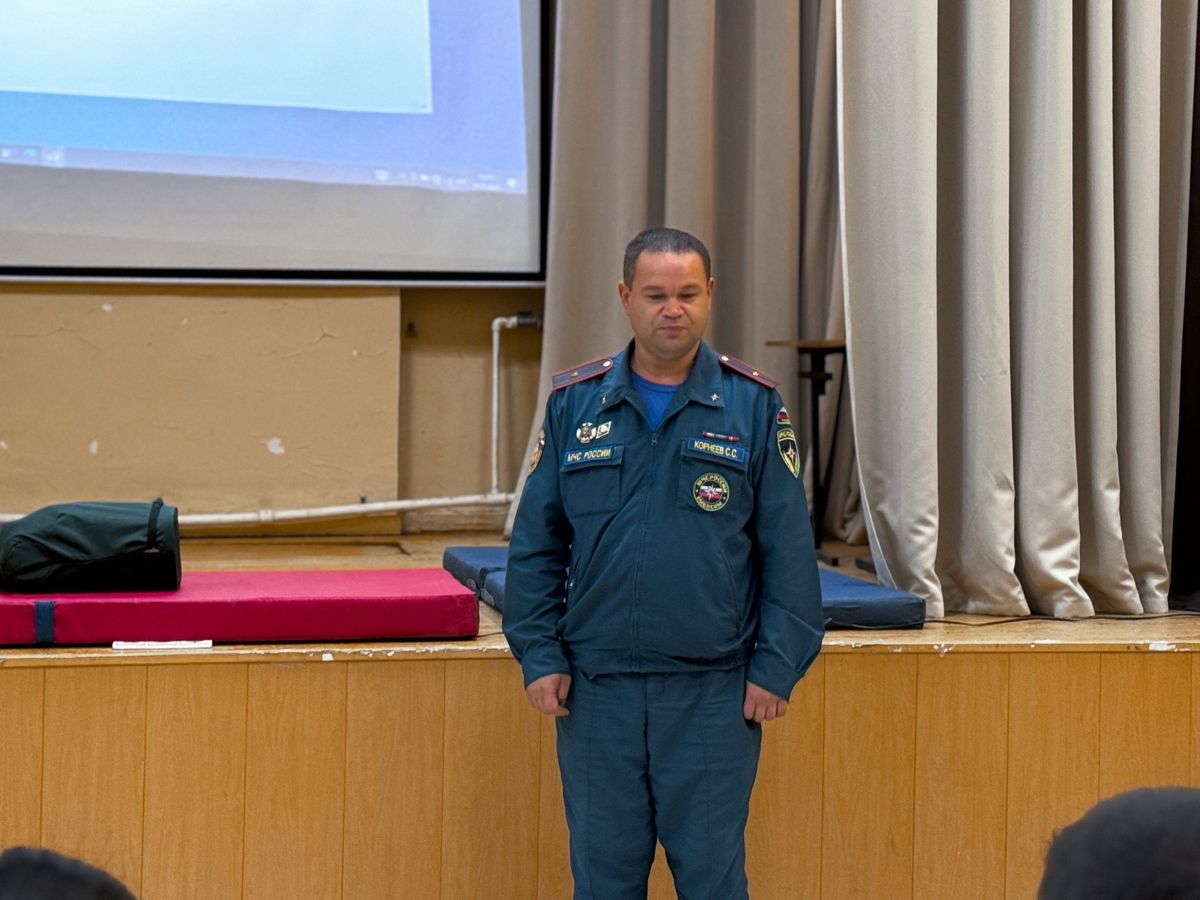 В Болоховском машиностроительном техникуме прошел Единый урок первой помощи