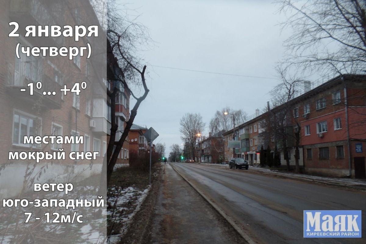 2 января: погода в Киреевском районе и народные приметы 2 января: погода в Киреевском районе и народные приметы