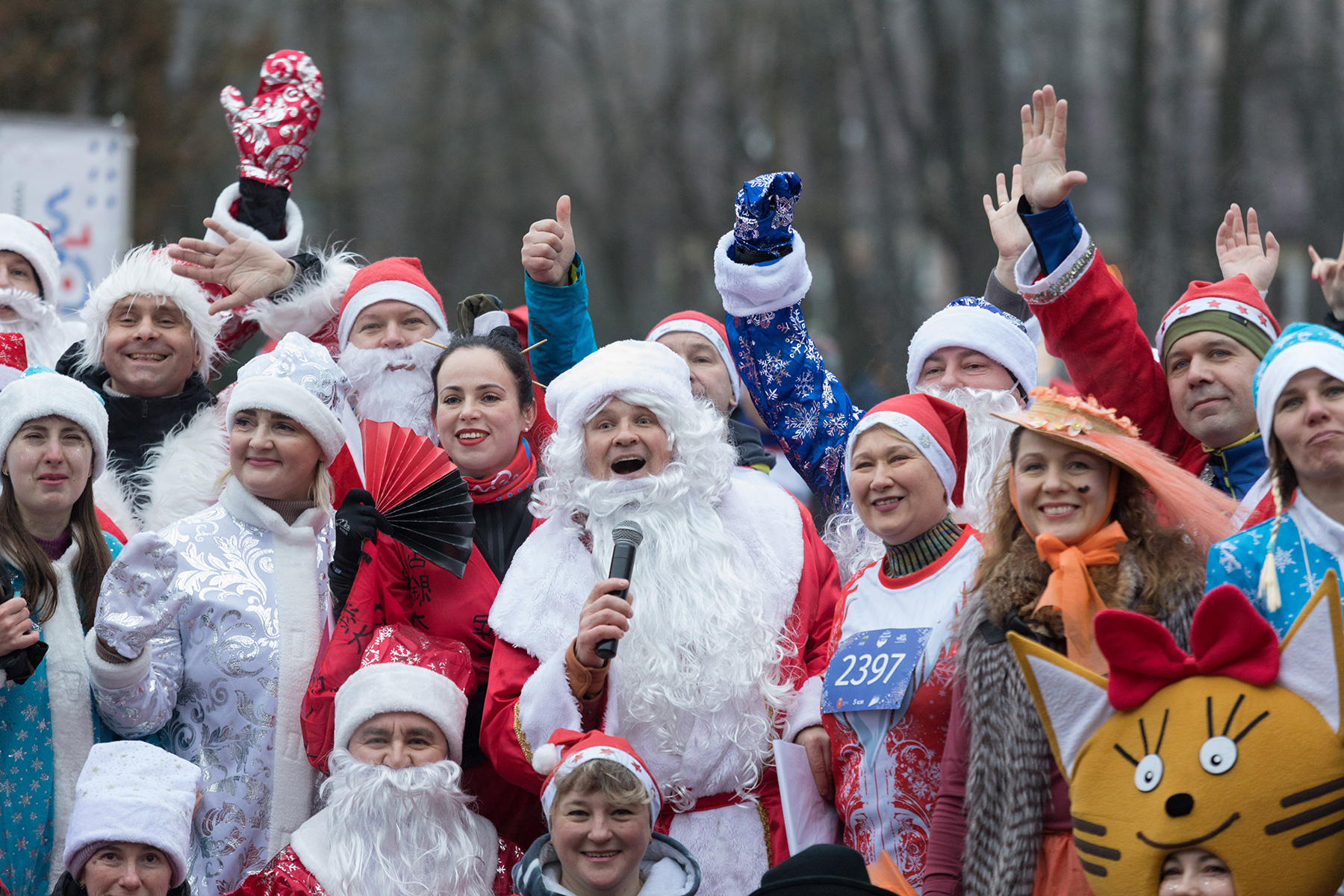 К забегу Дедов Морозов в Туле присоединились более 1100 любителей активного образа жизни