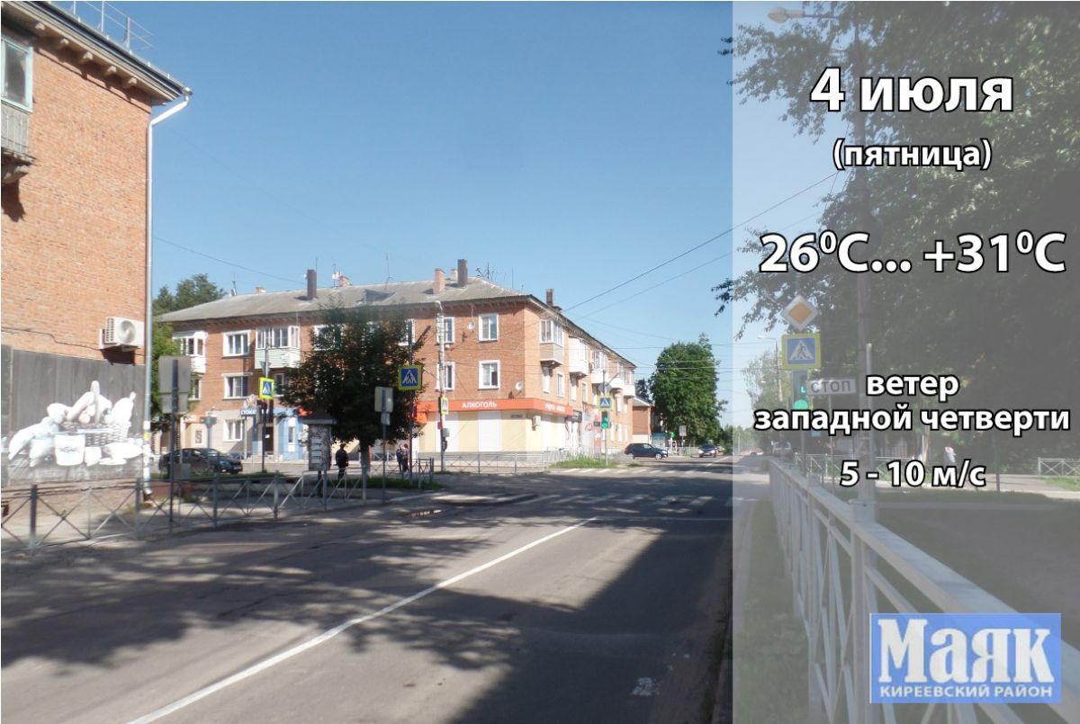 4 июля: погода в Киреевском районе и народные приметы дня 4 июля: погода в Киреевском районе и народные приметы дня