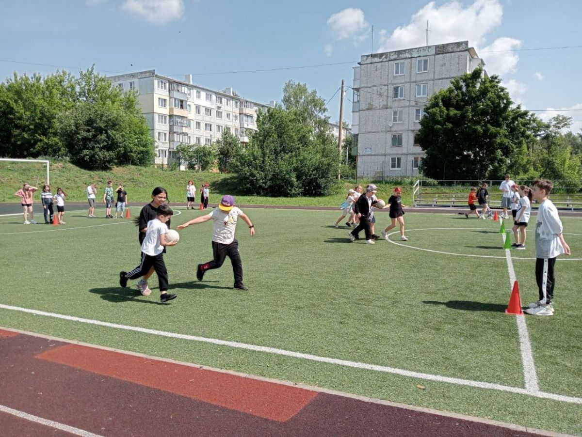 В Киреевской школе боролись за звание самого спортивного отряда