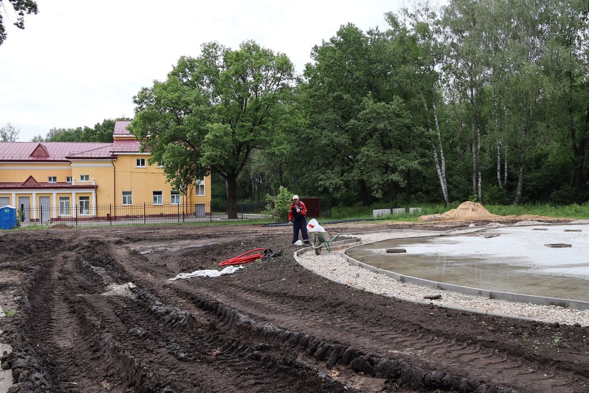 В Болохово в рамках Всероссийского конкурса благоустраивают парк