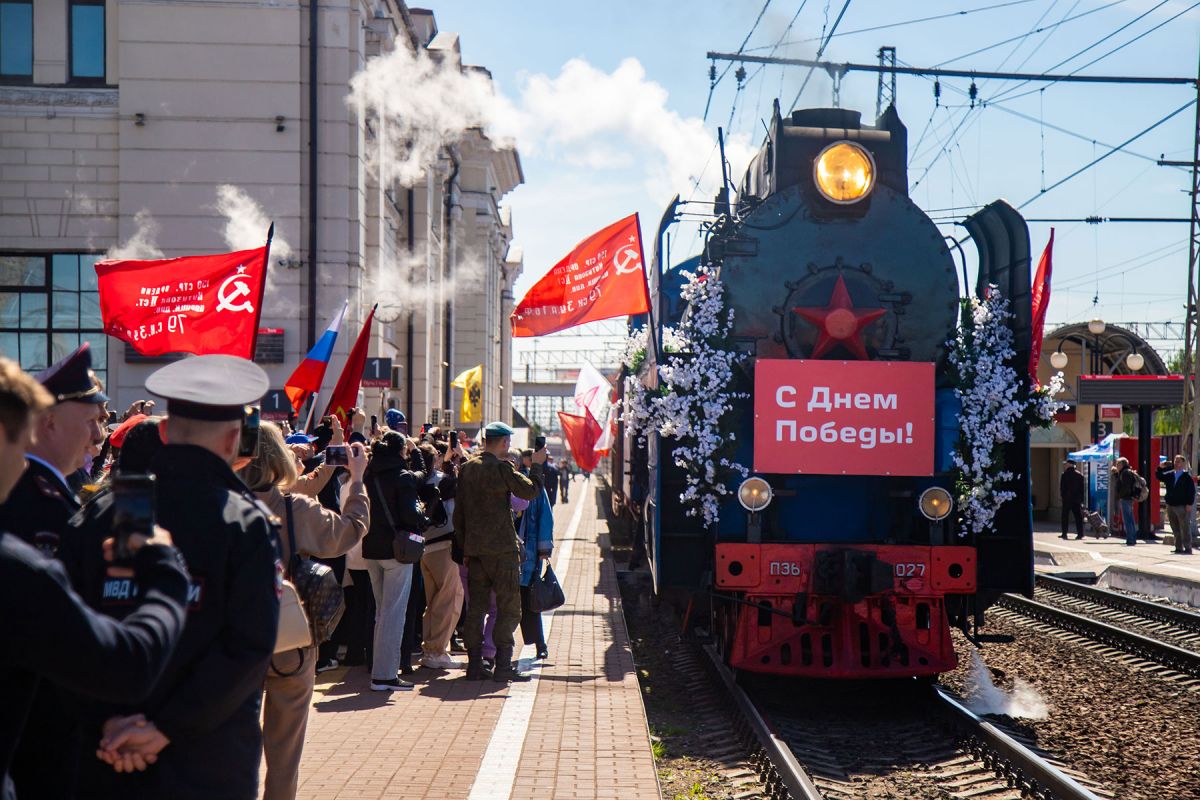 На Московском вокзале в Туле прошел митинг акции «Поезда Памяти»
