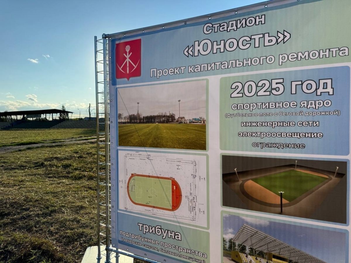 Стадион «Юность» в Киреевске отремонтируют по программе Дмитрия Миляева «Наш район» Стадион «Юность» в Киреевске отремонтируют по программе Дмитрия Миляева «Наш район»