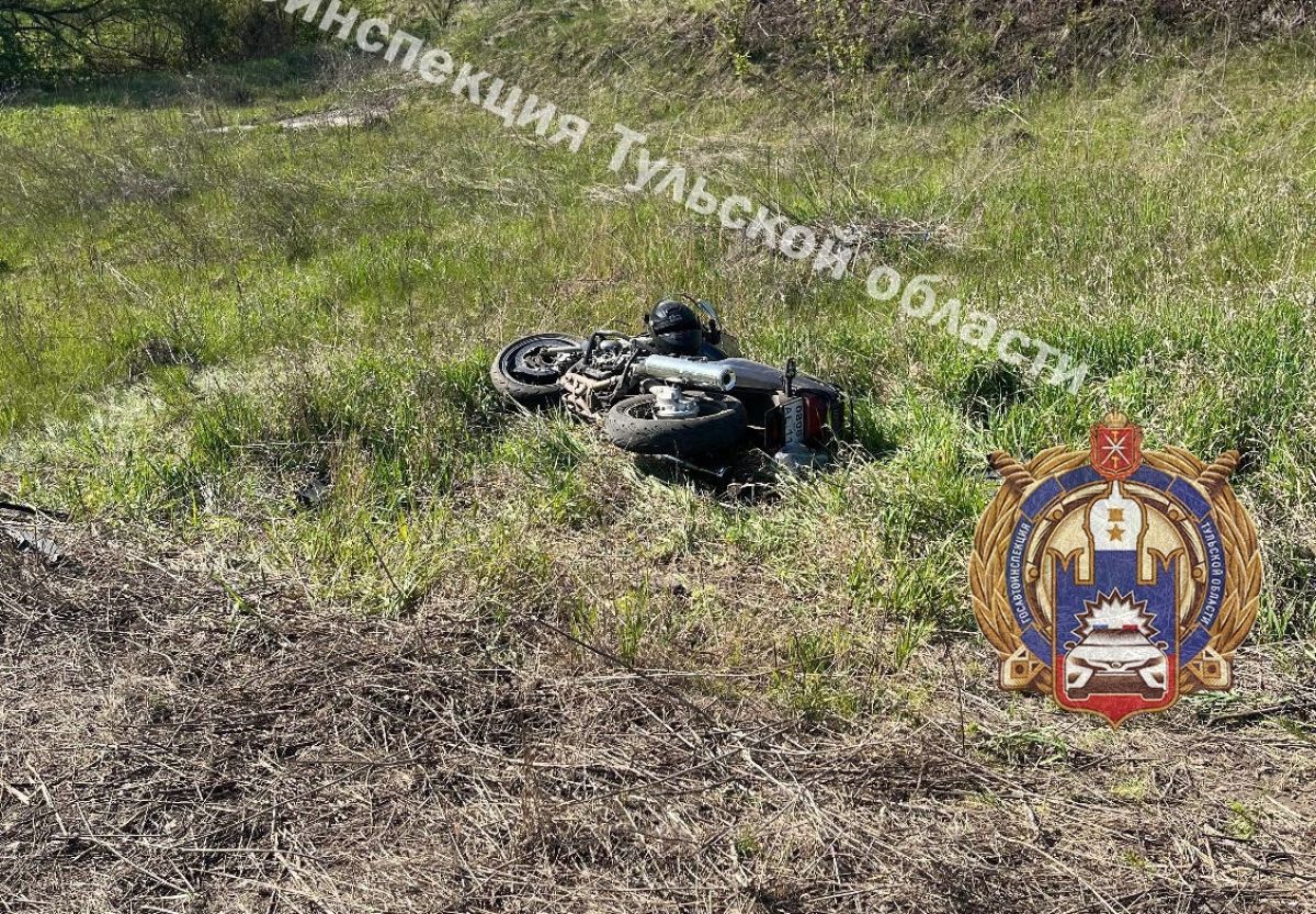 В Киреевском районе произошло ДТП с участием мотоцикла