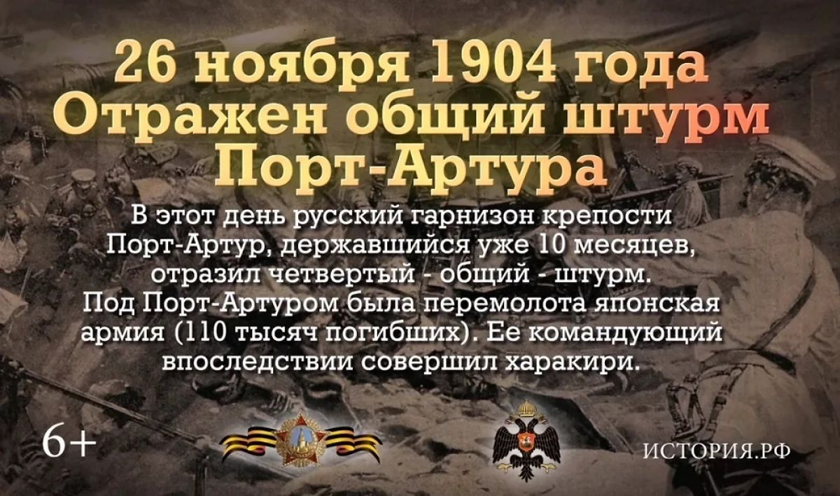26 ноября - Памятная дата военной истории России