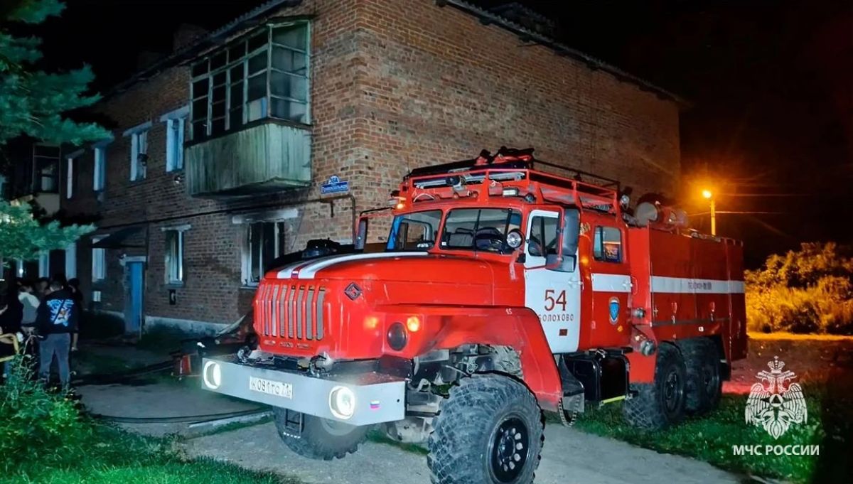 Пожар в Болохово на улице Привокзальной оборвал жизнь мужчины