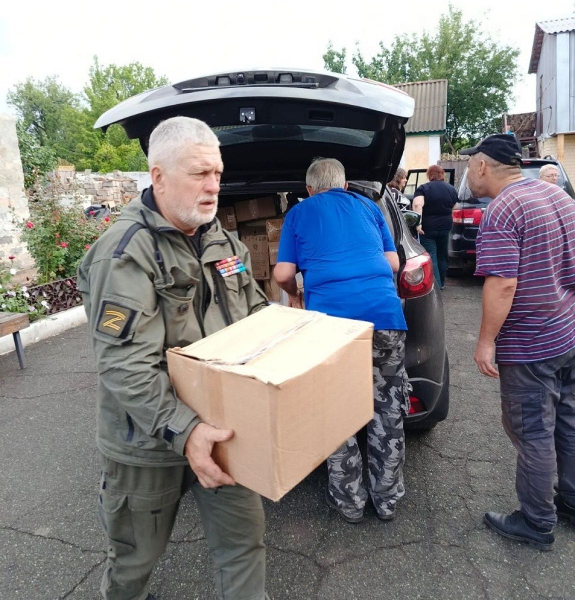 Алексинские ветераны боевых действий доставили очередной гуманитарный груз в Донбасс