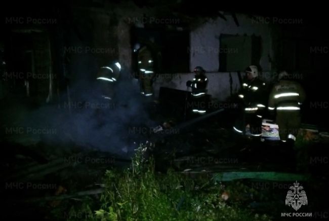 В Липках во время пожара погиб человек