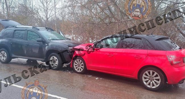 На повороте к Болохово в ДТП пострадали два водителя