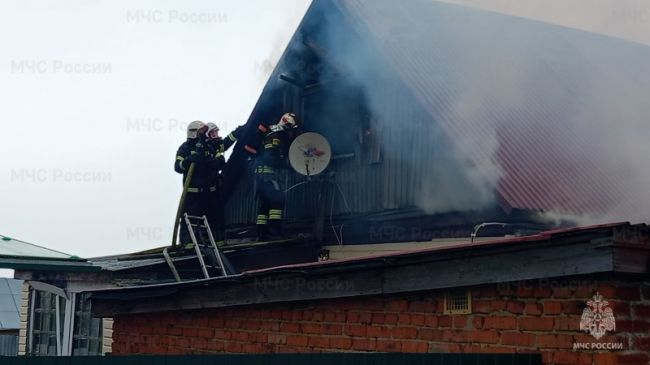 При пожаре в Киреевске погиб 58-летний мужчина
